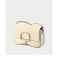 Women Genuine Leather Della Shoulder Crossbody Bag White - Thumbnail 2