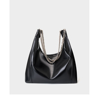 Women Genuine Leather Cute Tote Handbags Crossbody Bag Black - Thumbnail 2