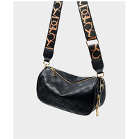 Genuine Leather Crossbody Bag Women Shoulder Bag Black - Thumbnail 4