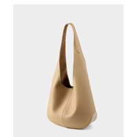 Genuine Leather Tote Bucket Bags Hobo Shoulder Bags Purse and Handbags Yellow - Thumbnail 1