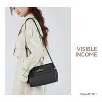 Women's Genuine Leather Crossbody Bag Handbags Purses Black - Thumbnail 2