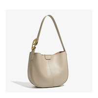 Womens Hobo Genuine Leather Shoulder Bag Top-handle Handbag Ladies Purses White - Thumbnail 2