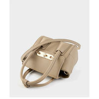 Women Genuine Leather Tote Bags Purses And Handbags Grey - Thumbnail 3