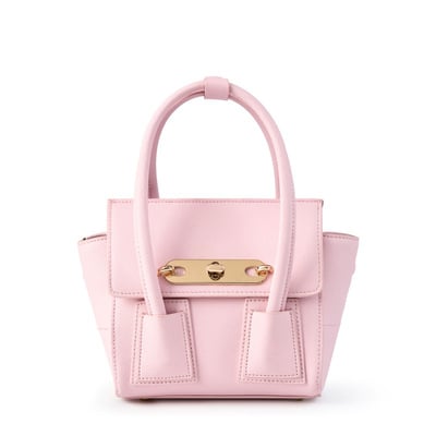 Women genuine leather tote bags purses and handbags pink - Thumbnail 1