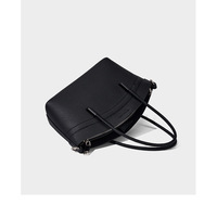 Women Handbags Genuine Leather Large Capacity Shoulder Bag Black - Thumbnail 2