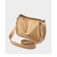 Genuine Soft Leather Shoulder Tote Crossbody Purses Bucket Bags Brown - Thumbnail 2