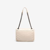 Genuine Leather Crossbody Satchel Bag Vintage Purses Handbags for Women White - Thumbnail 2