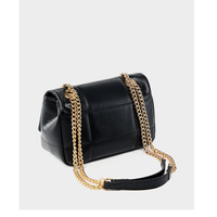 Genuine Leather Small Purses and Handbags for Women Vintage Real Leather Shoulder Bag Black - Thumbnail 1