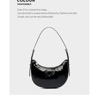 Women Soft Genuine Leather Purses and Handbags Black - Thumbnail 1