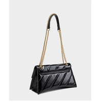 Genuine Leather Women Purses and Tote Handbags Black - Thumbnail 2