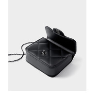 Women Genuine Leather Satchel Purse Vintage College Crossbody Messenger Bag Work Cross-body Bag Black - Thumbnail 4