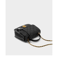 Genuine Leather Crossbody Bags for Women Trendy Ladies Shoulder Purse Satchel HandBag with Chain Strap Black - Thumbnail 3