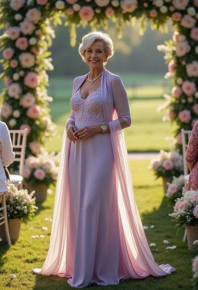 Elegant Violet Sheath with Shawl Mother of the Bride/Groom Dress Evening Formal Prom Dress