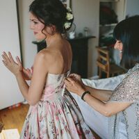 Rustic Floral  A-line Wedding Dress Bridal Gown Wedding Gown - Thumbnail 1