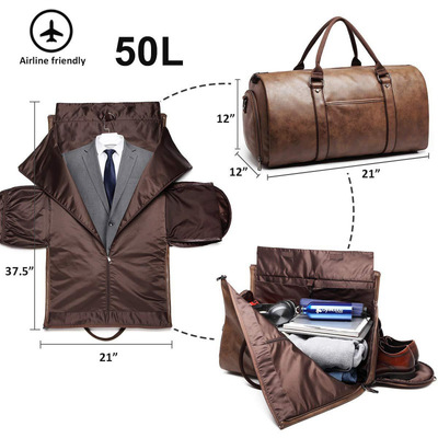 Personalized men's suit travel bag – stylish & functional for business travel