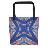 Celestial Rhythm Starburst Light Show Tote Bag - Thumbnail 1