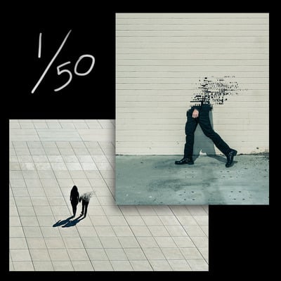 Set of 2 disappear 001 + 002 matching pair #1/50 - large giclée prints  - remastered 2nd editions