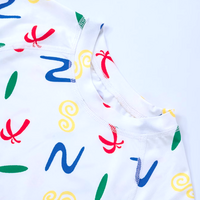 *Free Shipping*RETRO COLORED PATTERN CROP TOP - Thumbnail 4