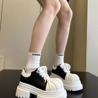 Big Toe Thick-soled Platform Shoes - Thumbnail 3