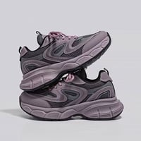 Casual Purple Clunky Sport Shoes - Thumbnail 6
