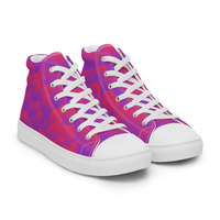 Shell pink Womens high top canvas shoes ( Only Available in select countries ) - Thumbnail 1