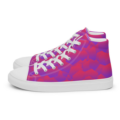 Shell pink womens high top canvas shoes ( only available in select countries )