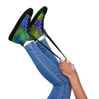 Iridescent  Womens high top canvas shoes ( Only Available in select countries ) - Thumbnail 4