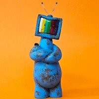 ArTToy "TV GUY" by OLOBOTOYS - Thumbnail 1