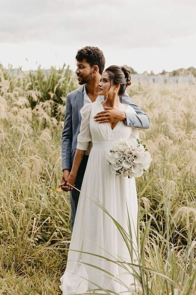 Simple A Line Wedding Dress Bridal Gown Wedding Gown