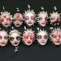 Adjustable Doll Face Rings - Thumbnail 1