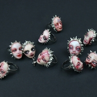 Adjustable Doll Face Rings - Thumbnail 2
