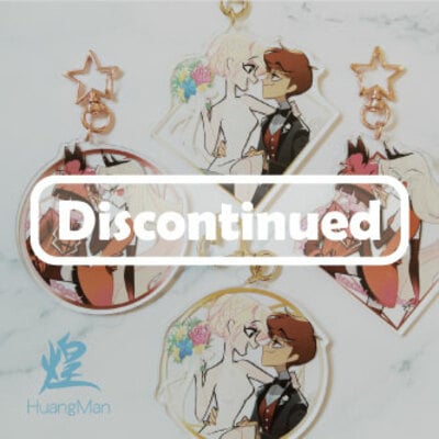 Hazbin hotel - charlastor (acrylic keychain)