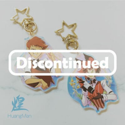 Hazbin hotel - alastor (acrylic shiny keychain)