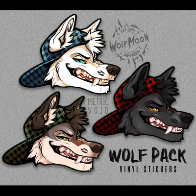 Werewolf Pack Stickers