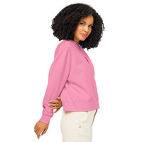 Womens organic crew neck sweatshirt - Between You and us - Thumbnail 1
