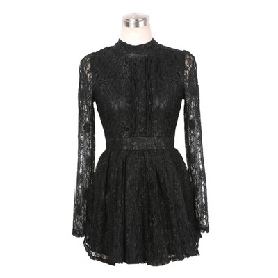 Elegant long sleeve lace dress