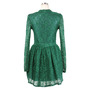 Elegant Long Sleeve Lace Dress - Thumbnail 1