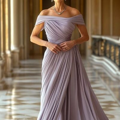 Simple sheath mother of the bride/groom dress evening formal prom dress