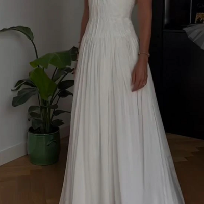 Beautiful chiffon a line backless prom dresses - Thumbnail 2