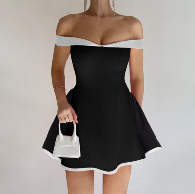 Design Sexy Slim Flounce Sleeveless Dress