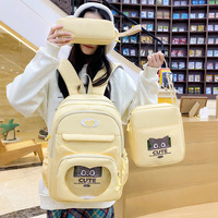 Backpack three sets of large capacity cute cat class backpack - Thumbnail 1