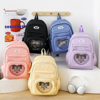 Backpack three sets of large capacity cute cat class backpack - Thumbnail 3