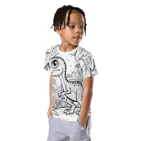 Dingo dinosaur Kids crew neck t-shirt - Thumbnail 2