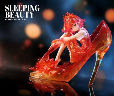 Bishoujo ArTToy by Weartdoing "Sleeping Beauty-Glass Slipper Fairies-Red" 