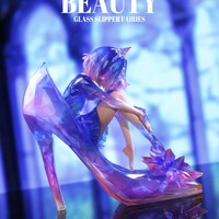 Bishoujo ArTToy by Weartdoing "Sleeping Beauty-Glass Slipper Fairies-Purple" - Thumbnail 6