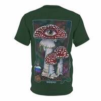 "Mushroom" Unisex Sublimation T-Shirt - Thumbnail 4