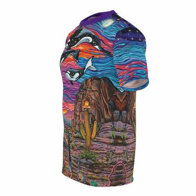  "sky pod" unisex sublimation t-shirt