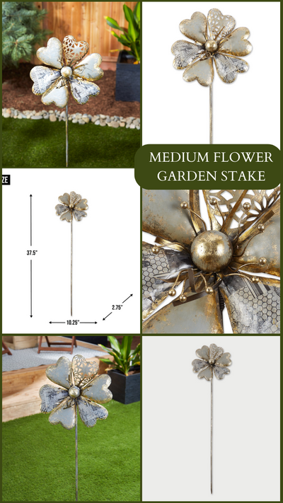 Medium Flower Garden Stake