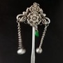 Collection of Chinese handmade Tibetan silver hairpins -1