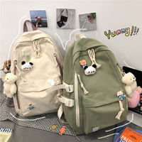 Large capacity solid color backpack - Thumbnail 4